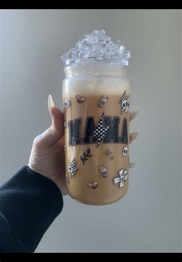 Iced Coffee Snow Globe Tumbler Tutorial