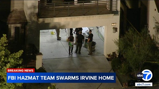 FBI hazmat team swarms Orange County home in gated community