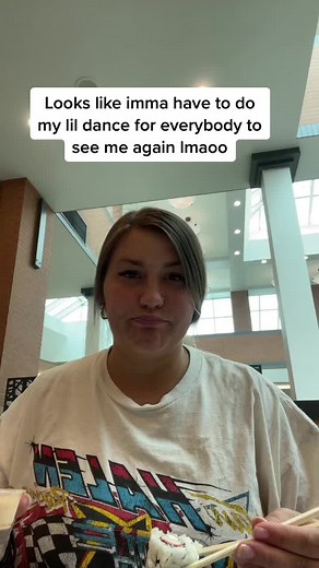 Enjoying a Fun Food Experience in a Modern Cafeteria