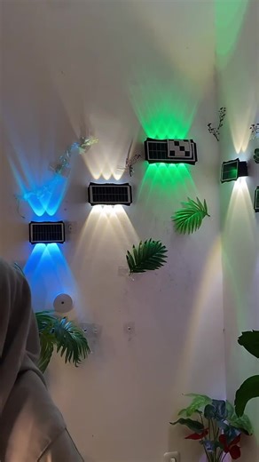 【TOSCA】【BEST SELLER】 Lampu LED Tenaga Surya LED Solar Panel Lamp Tahan Hingga 12 Jam Tahan AIr Putih White Rgb Asli