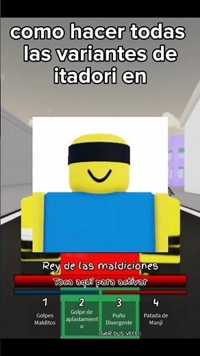 Tutorial de como hacer todas las variantes de itadori en jjs #jjs #robloxedit #itadori #shorts #jjk