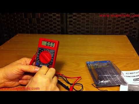 Harbor Freight Free Multimeter Review