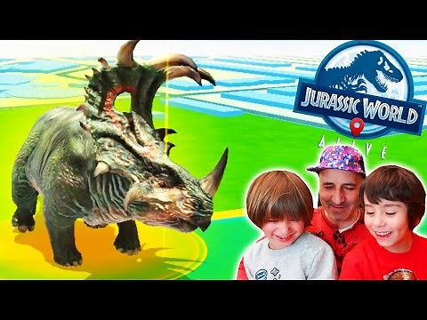 Dani y Evan a por el JEFE SINOCERATOPS!! en JURASSIC WORLD ALIVE