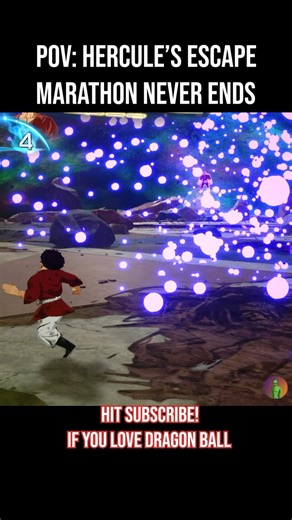 Hercule’s Escape Marathon #dragonball #goku #cell #dbz #dragonballz