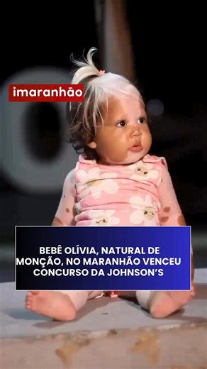 Imaranhão on Instagram: "Com apenas dez meses de vida, a bebê Olívia, natural de Monção, no Maranhão, venceu centenas de participantes e foi uma das 15 selecionadas no tradicional concurso da Johnson’s. A vitória garantirá à criança a representação de sua cidade nas campanhas publicitárias nacionais da marca de produtos infantis. A escolha ocorreu por meio de votação popular nas redes sociais, baseada no número de curtidas. Para assegurar a classificação da filha, Hellen, mãe de Olívia, organizo