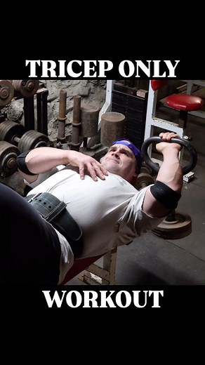 John Crane on Instagram: "TRICEP ONLY WORKOUT FROM THIS MORNING!! DEFINITELY A MUST TRY!!! #motivation #fitness #gym #gymmotivation #fitnessmotivation #triceps #bench #benchpress #tricepsworkout #workout #training #oldschool #homegym #powerlifting #bodybuilding #savage #natural #beastmode #exercise"