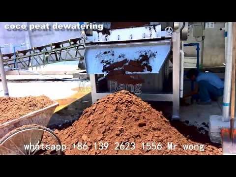 coco peat drying