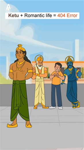 Ketu's romantic side #jyotish #animation #vedicastrology #astrology #ketu #saturn #jupiter #romance