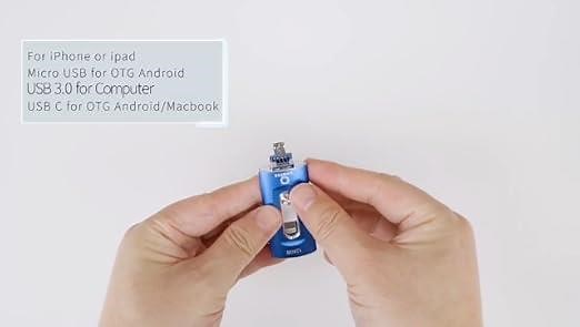 Plug and play memory stick for smart phone