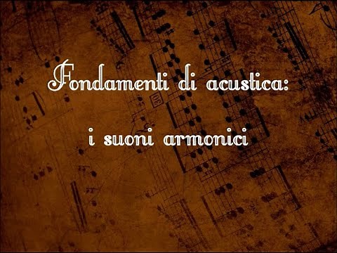 I SUONI ARMONICI (Armonia 1)
