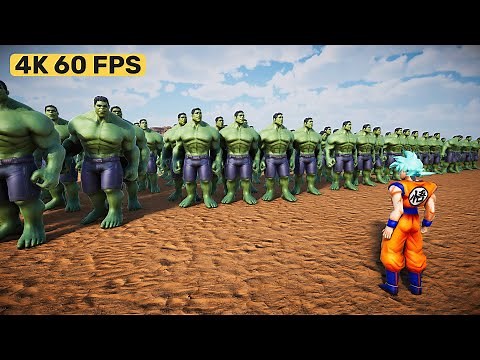 Super Saiyan Blue Goku vs 1000 Every Unit — Ultimate Epic Battle Simulator 2 — UEBS 2