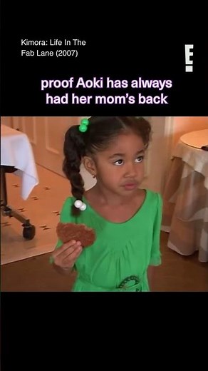 Aoki has always been THAT girl. 👏 Watch episodes of Kimora: Life in the Fab Lane on YT!