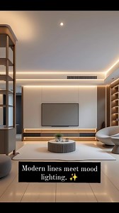 186K views · 2.7K reactions | A stunning, modern interior design! The hidden LED lighting is a major highlight. ​#HomeDecor ​#InteriorDesign ​#DesignInspo ​#ModernDesign ​#MinimalistDesign #LuxuryInteriors ​#AmbientLighting ​#LEDlighting | Unique Decor Ideas | Facebook