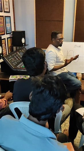 Sound Engineering and Stage Lighting Academy in Chennai on Instagram: "Sound Theory with Last Batch. For Music Production & Sound Engineering +91 99401 65889 Makers Academy provides a practical and hands-on approach to learning with programs in Audio Engineering, Music Production, Mixing and Mastering and Stage Lighting. The faculty includes experienced sound engineers and producers who have worked on major projects in the industry. Maker's Academy has strong industry connections, offering stude