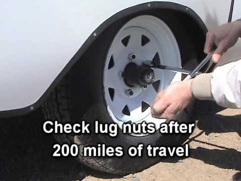 Scamp Trailer Spare Tires, Lugs & Bearings