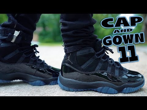WILL YOU COP ?!? AIR JORDAN 11 CAP AND GOWN REVIEW AND ON FEET !!!