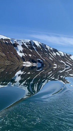Beautiful morning in the Westfjords #iceland #westfjords #sailing #arctic #icelandtiktok #reflections #sailing