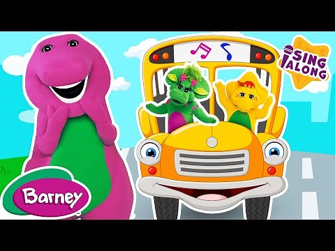 Wheels on the Bus | Barney Nursery Rhymes and Kids Songs