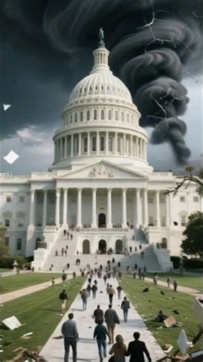 Tornado Devastates the U.S. Capitol Building! 🌪️🇺🇸