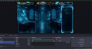 Sci-fi Command Center Stream Pack 6 Animated OBS Scenes 1080p Overlays - Etsy