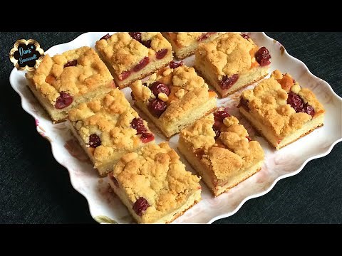 Schneller Hefeteig für Blechkuchen/ Kirschstreuselkuchen