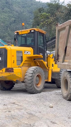 Jcb Loader Loading Tipper #jcb #jcbvideo #jcb3dx #shorts