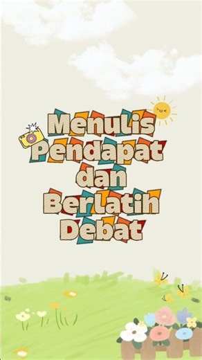 Belajar menulis pendapat "setuju" dan "tidak setuju". File cek lynk.id/pak_den1 #fyp #lkpd #kelas6