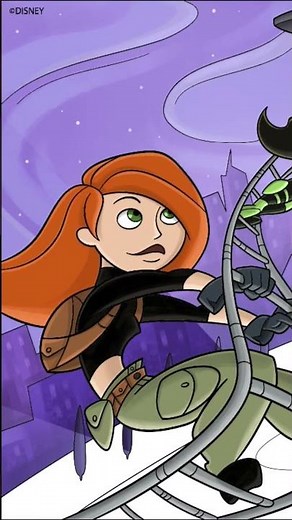 Kim Possible Coloring Page #disney #happycolor #movie #dvdcollection #dvds #southpark #vhs