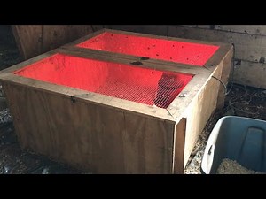 Building a chick brooder designed by Lumnah Acres