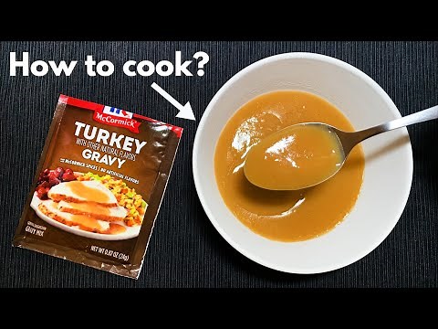 How to Make McCormick Turkey Gravy Mix