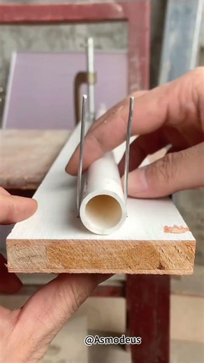 Secure the water pipe using wire #Pipe fixing methods