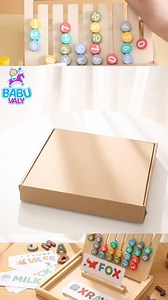 13K views · 59 reactions | Spelling & Math Puzzle Board with Colourful Alphabet & Numbers ✨ | BABU VALY | Facebook