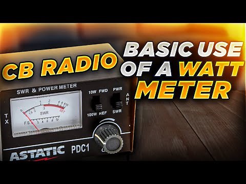 Basic watt meter use for CB radio.