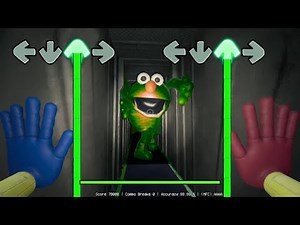 Ejected FNF be like Elmo Kermit in Poppy Playtime - Huggy Wuggy is Elmo The Frog - PoppyPlaytime Mod