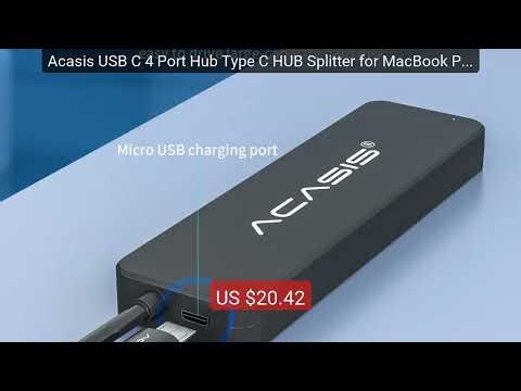 Acasis USB C 4 Port Hub Type C HUB Splitter for MacBook Pro S... — Amazing Value 2026 | Must Have!