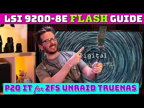 How-To: Flash LSI 9200-8e HBA to P20 IT Mode for ZFS TrueNAS or UnRAID