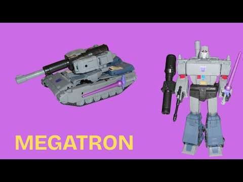 Transformers Studio Series 86 Megatron Full Transformation