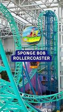 THE SPONGEBOB ROLLER COASTER IS WAY MORE EXTREME THAN IT LOOKS! 🍍🎢