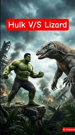 Hulk ne apni maa ko bacha liya 💜😱l Hulk V/S Lizard #shorts #hulk