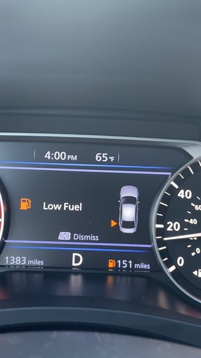 Understanding Low Fuel Warning in Nissan Altima