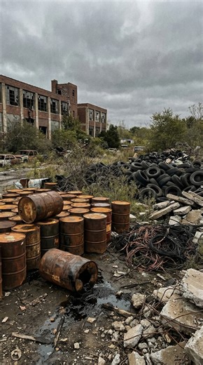 Cleaning up the ghosts of industry. 🛢️🚧 This site was a ticking time bomb of leaking oil drums and toxic waste. It wasn't safe to breathe, let alone walk here. We went in with hazmat suits and heavy machines to clear the danger. We removed the poison, capped the ground with gravel, and locked it down. Safety first. The past is now contained. 🔒✅ #EnvironmentalCleanup #Remediation #Hazmat #IndustrialWaste #SafetyFirst #SiteRestoration #Brownfield #ConstructionLife #BeforeAndAfter #RespectTheEar