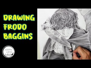 DRAWING FRODO BAGGINS / DIBUJANDO A FRODO BOLSÓN