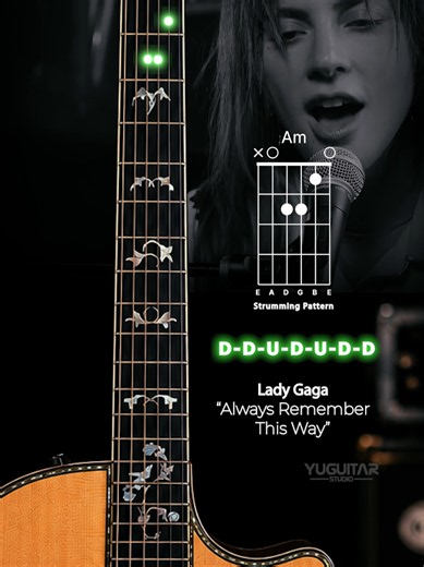 Adapting a massive piano ballad to acoustic guitar... here’s the key! 🎶🔥 ​The secret to playing Always Remember Us This Way smoothly is keeping your strumming dynamics soft during the verses and letting it blossom with full energy during the chorus. ​Ready to add this modern acoustic ballad to your setlist? Watch the full breakdown! 🎸🤘 ​Tag a friend who loves singing along to A Star Is Born! 👇 ​#LadyGaga #AlwaysRememberUsThisWay #GuitarLesson #LearnGuitar #guitarpractice