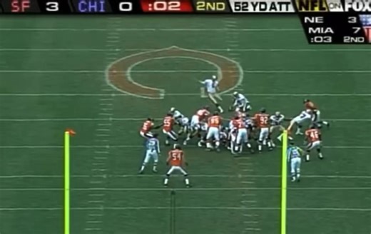 El 13 de noviembre de 2005, en el juego vs 49ers Nathan Vasher, devolvió un intento de gol de campo fallido 108 yardas para Touchdown. #FlashBackFriday | Los Osos de Chicago