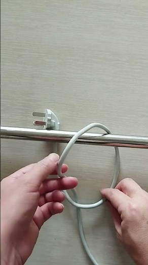 What should I do if the plug cord is stuck like this? Life Tips Tips Knotting Techniques