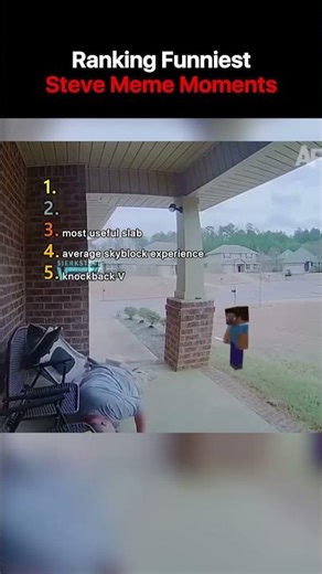 Ranking Funniest Minecraft Steve Meme Moments 😂