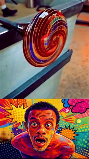 🌈 Rainbow Glass Bowl Making — So Satisfying