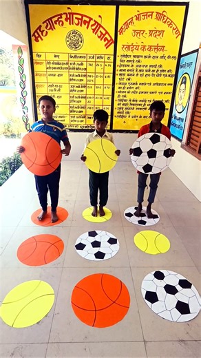 Types of Balls😃 #shorts #activity #learning