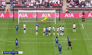 Marcos Alonso goal for Chelsea against Tottenham praised by Neville