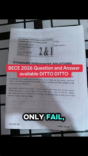 BECE 2026 Questions and Answers - Get Prepared Now